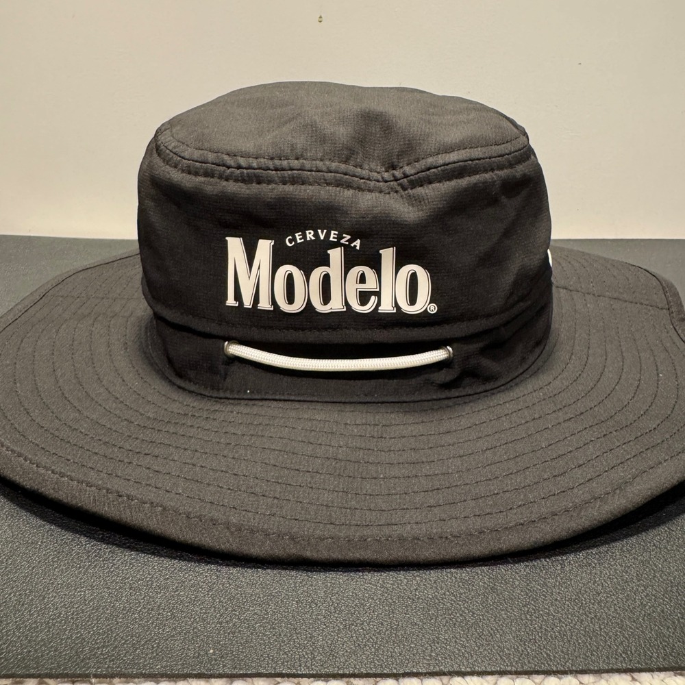 Modelo Boonie Hat Cap OSFM Black Nylon Wide Brim Sun Summer Beach Gorpcore 2024